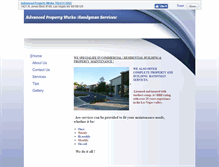 Tablet Screenshot of advancedpropertyworks.com